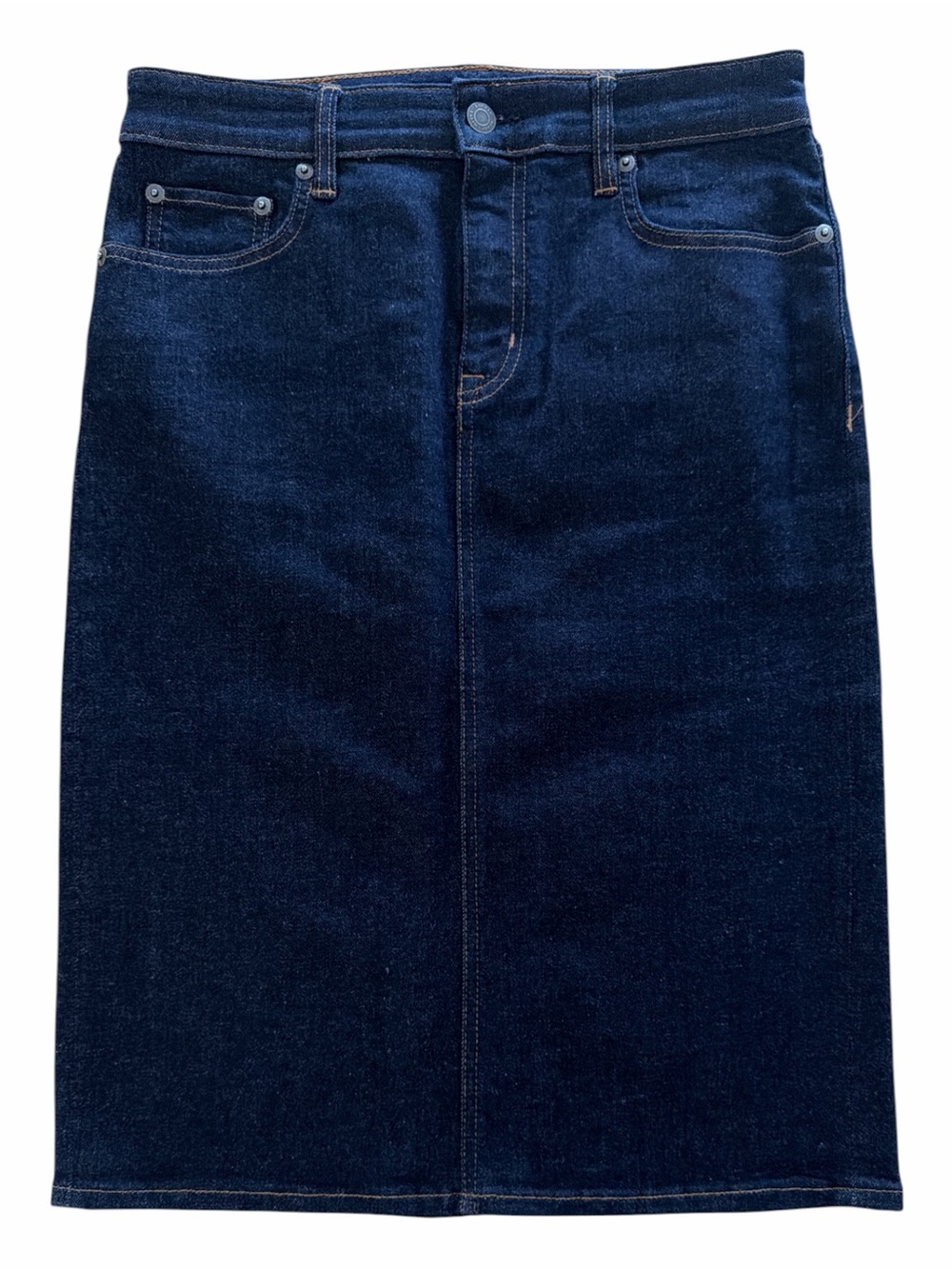 Ralph Lauren Black Label Classic Dark Blue Women's Denim Skirt